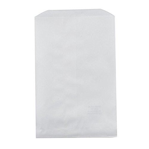 100 Pack White Kraft Paper Bags, 4 x 6, Good for Candy, Cookies, Arts Crafts Items, Party Favor, Sandwich, Jewelry Merchandise- by RJ Displays