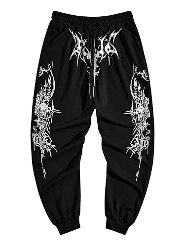 Men's Graphic Drawstring Sweatpants