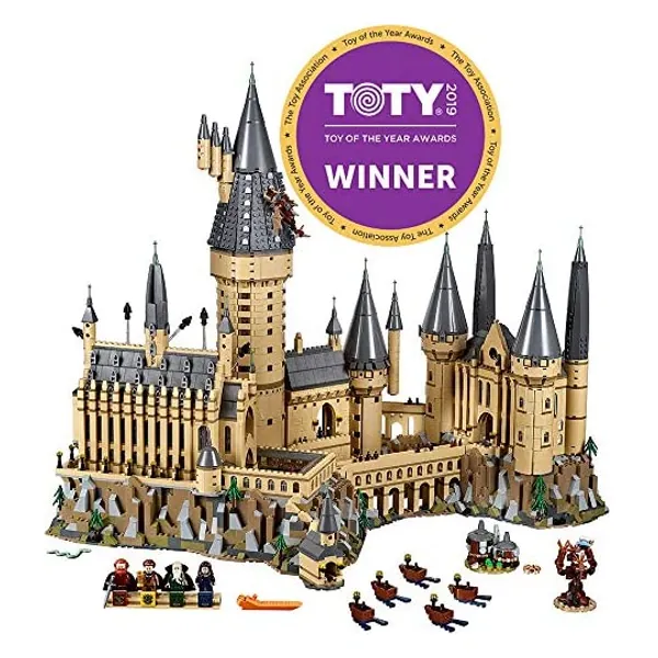 
                            LEGO Harry Potter Hogwarts Castle 71043 Castle Model Building Kit with Harry Potter Figures Gryffindor, Hufflepuff, and More (6,020 Pieces)
                        