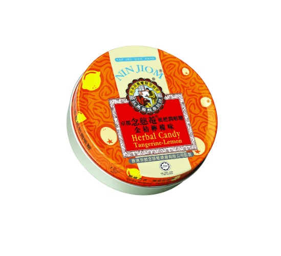 Nin Jiom Herbal Candy - Tangerine-Lemon 60GM - 