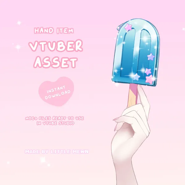 VTuber Asset | Rigged Melty Ice Pop