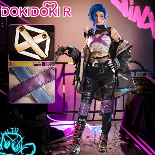 DokiDoki-R Jinx Fractured Arcane Costume 