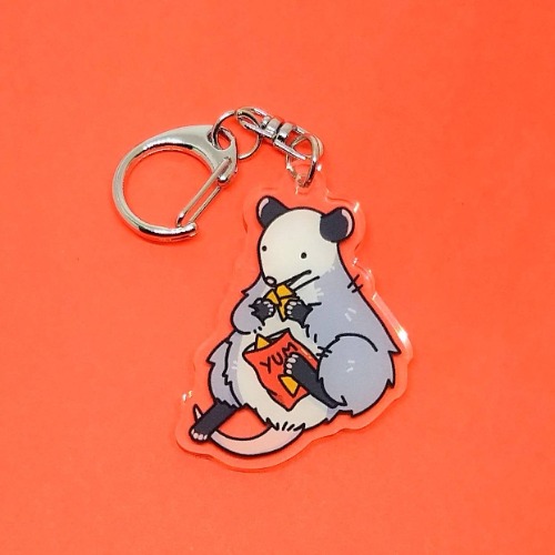 Opossum Keychain