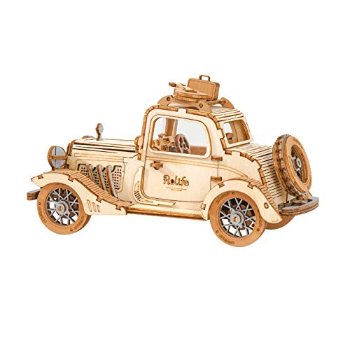 Rolife Puzzle 3D Maquette en Bois Voiture vintage