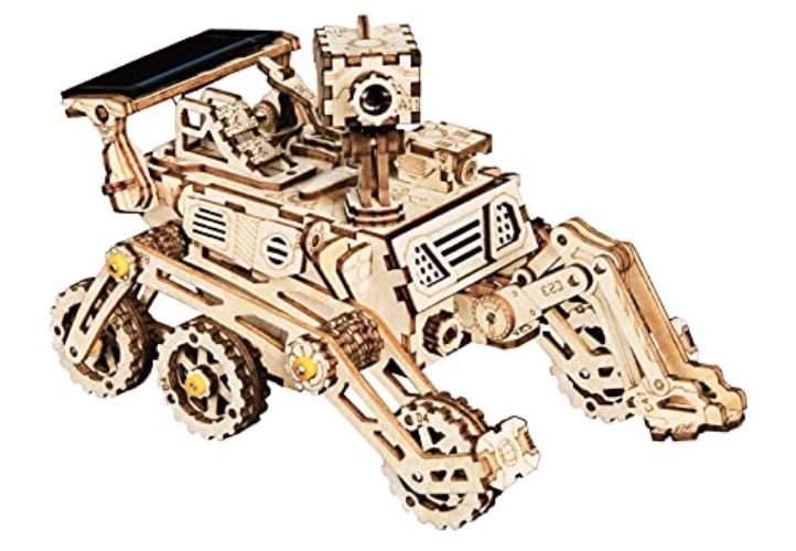 ROKR Mécanique Construction 3D En Bois Puzzle (Curiosity Rover) - Harbinger Rover