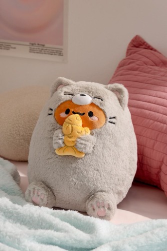 Tayto Potato Shorthaired Cat Plush (Gray) | Default Title