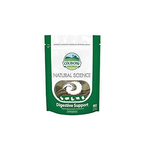 Oxbow Natural Science Digestive Supplement - High Fiber Supports Digestive Health in Chinchillas, Rabbits, Guinea Pigs and Other Small Animals- Made in the USA- Veterinarian Recommended - 4.2 oz. - 4.2 Ounce (Pack of 1)