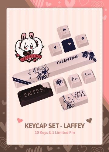 Azur Lane | Keycap Set | Valentine’s Day 2022 | Valentine's Day Box / Laffey