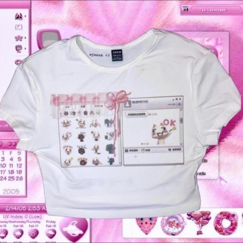 🎀 kawaii cyber core baby tee 🎀

custom made hand...