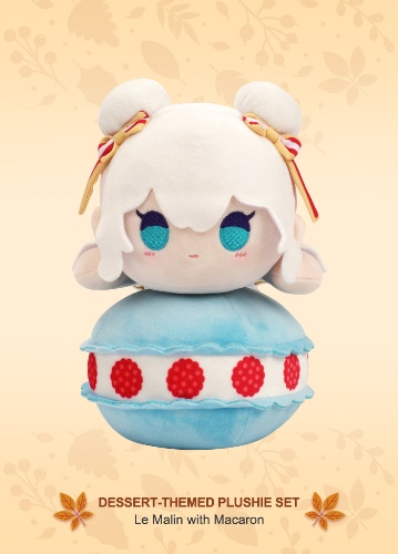 Azur Lane | Dessert-themed Plushie Set | Thanksgiving | Le Malin with Macaron