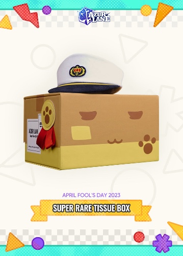 Azur Lane | Super Rare Tissue Box | April Fools' Day 2023 | Default Title