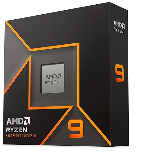 AMD Ryzen 9 9950X Prozessor (intergrierte Radeon Grafik, 16 Kerne/32 Threads, 170 W DTP, AM5 Sockel, 80MB Cache, Bis zu 5.7 GHz Frequenz Boost, Kein Kühler)