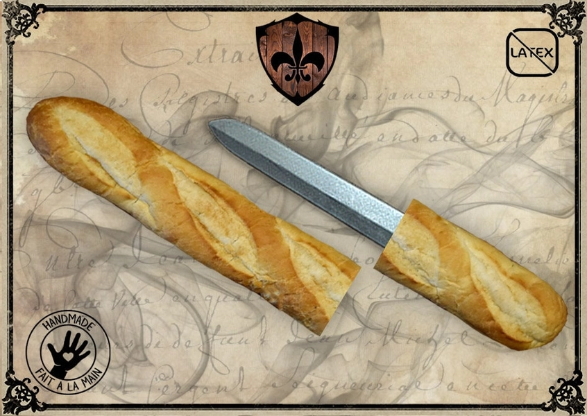 Bridget the baguette foam LARP food for live action role playing or cosplay. *TAX INCLUDED*
