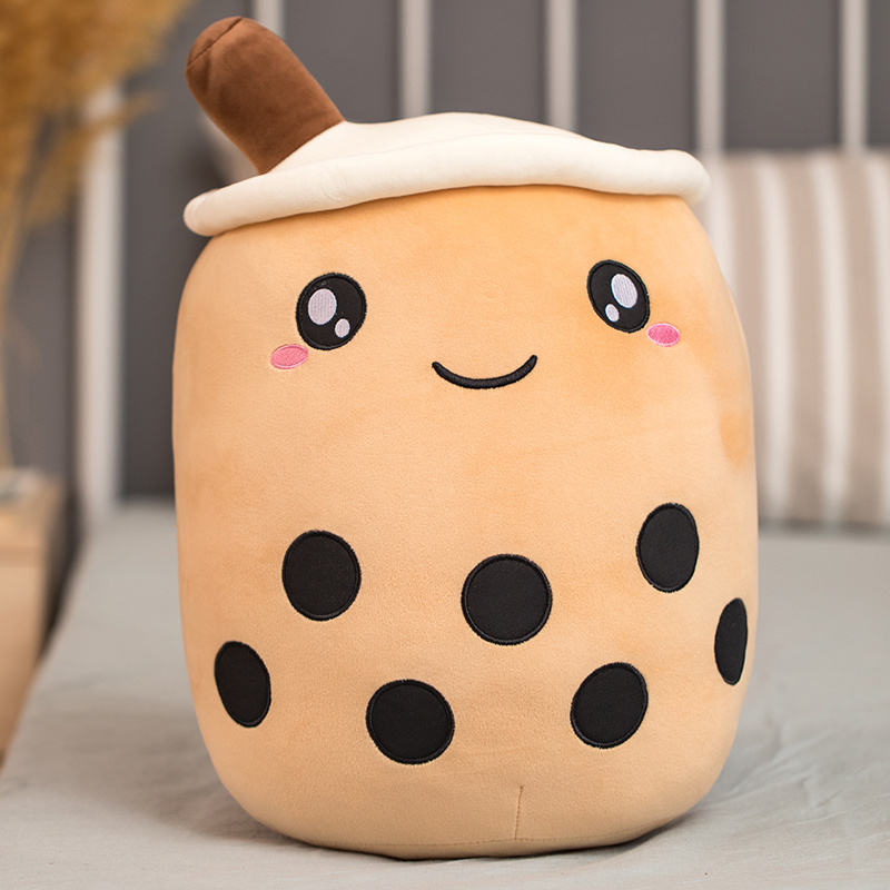 Bubble Boba Tea Cup Pillow: Plush, Stuffed, Popular - 1 / 24cm