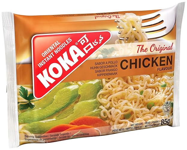 Koka Original Chicken Flavour Oriental Style Instant Noodles, 85 g (Pack of 30) - Chicken - 85 g (Pack of 30)