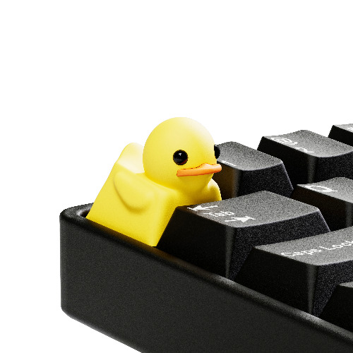 Duckey Keycap - Yellow