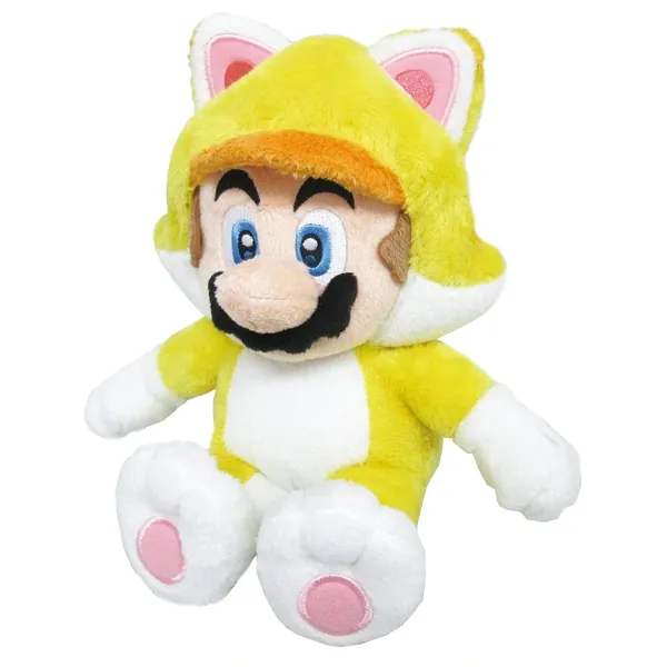 Super Mario 3D World Series Neko Cat Mario 10 Plush