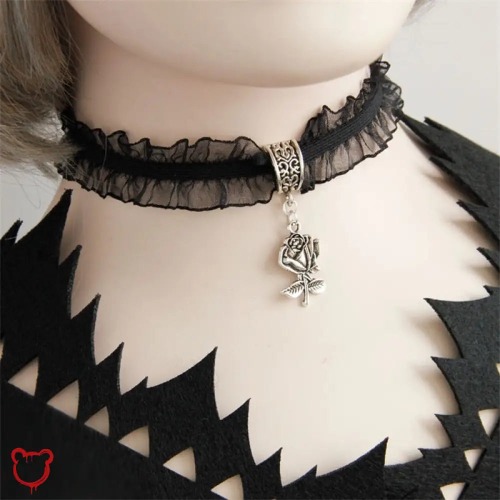 Lace Rose Choker - The End.