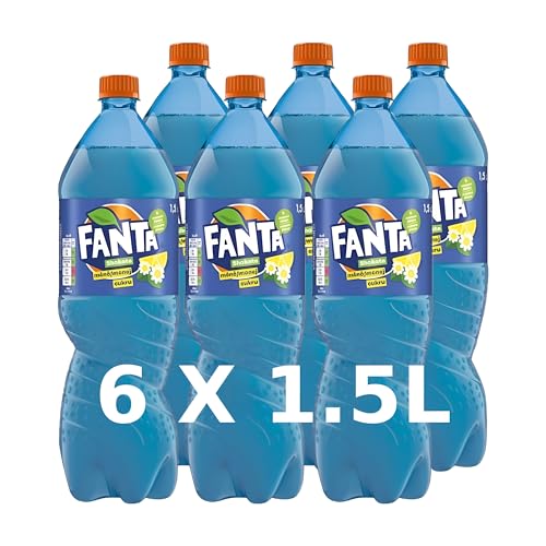 Fanta Shokata Elderberry & Lemon Soft Drink - CASE OF 6 X 1.5 L - Lemon - 1.75 l (Pack of 6)