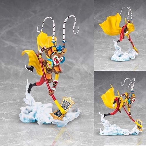 Action Figures The Monkey King Anime Figures Statuette Collectible PVC For Children Teens Anime cartoon character 24CM