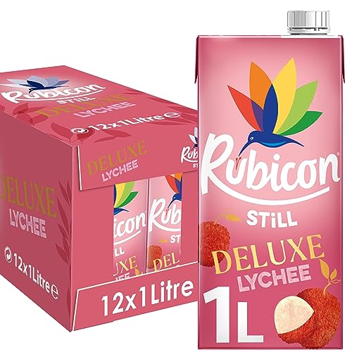 Rubicon Lychee Deluxe Rich Juice Drink, 12 x 1 Litre Carton - Deluxe Lychee - 1L | 12 Cartons