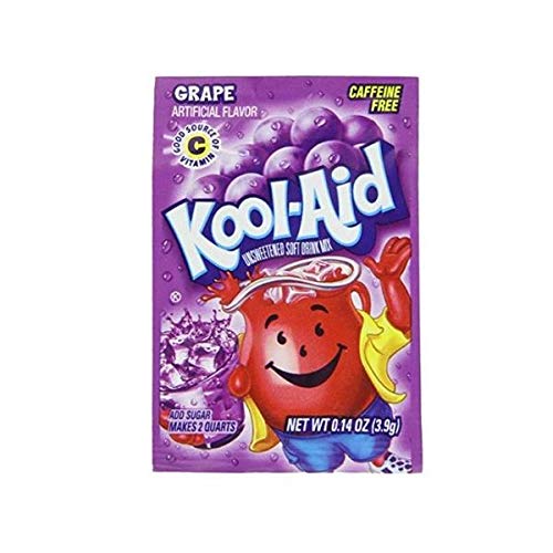 Kool Aid Sachet Grape (Pack of 5) - Grape - 3.9 g (Pack of 5)
