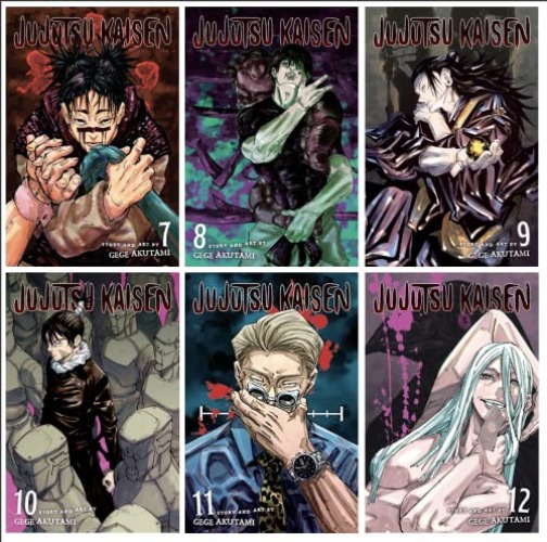 Jujutsu Kaisen Vol. 7 - 12 Collection Manga Bundle Set #2