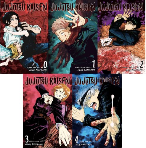 Jujutsu Kaisen Vol. 0-4 Collection Manga Bundle Set #1