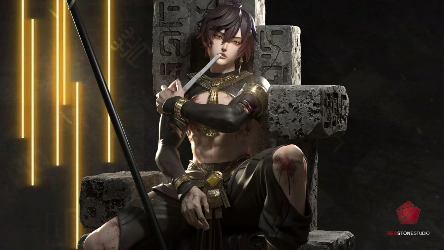 1/6 Scale Liyue Series Zhongli with LED - Genshin Impact Statue - Red Stone Studio [In Stock]