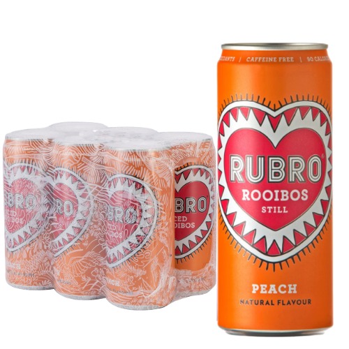 Rubro Rooibos Iced Tea - Peach 300ml