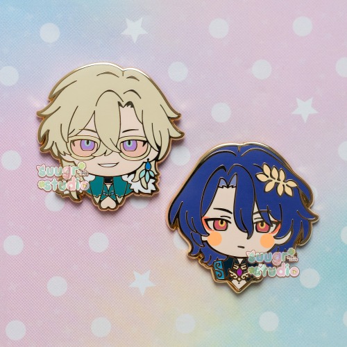 HSR Aventurine Hard Enamel Pin - A Grade / Locking Clasps