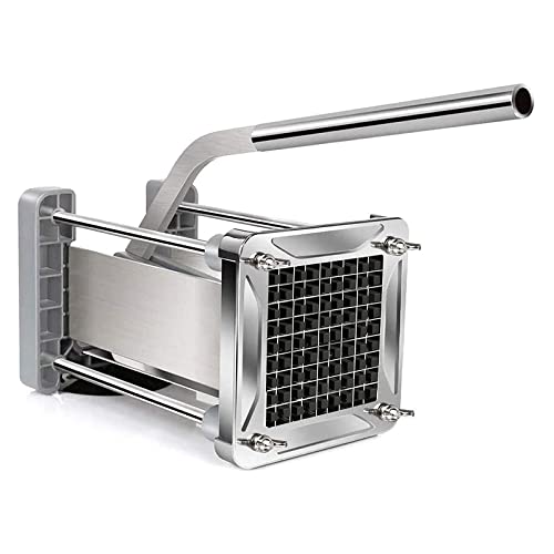 French Fry Cutter, Sopito Professional Potato Cutter Stainless Steel with 3/8-Inch Blade Great for Potatoes Carrots Cucumbers - 3/8 Inch