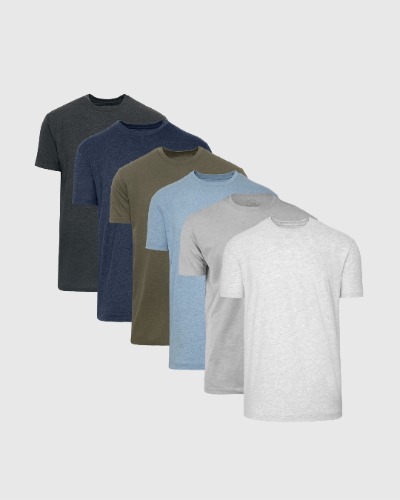 Heather Staple Crew 6-Pack | S