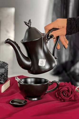 Potion Stackable Tea Set | One Size / Black / 100% Ceramic