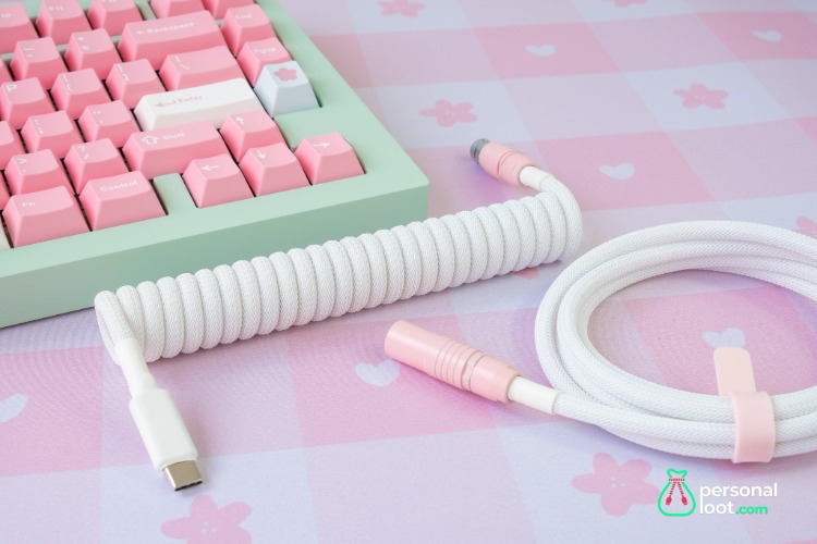 Peach Blossom Keyboard Cable | Default Title