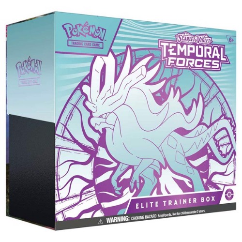Pokemon - TCG - Scarlet & Violet: Temporal Forces Elite Trainer Box (Assorted) - Toys and Collectibles - EB Games Australia