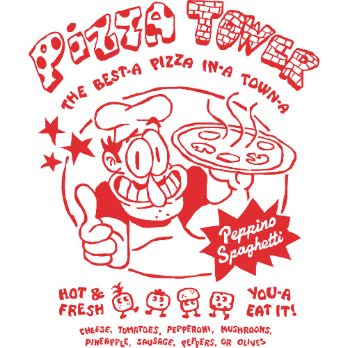 Pizza Tower | Women's L / White Camisa