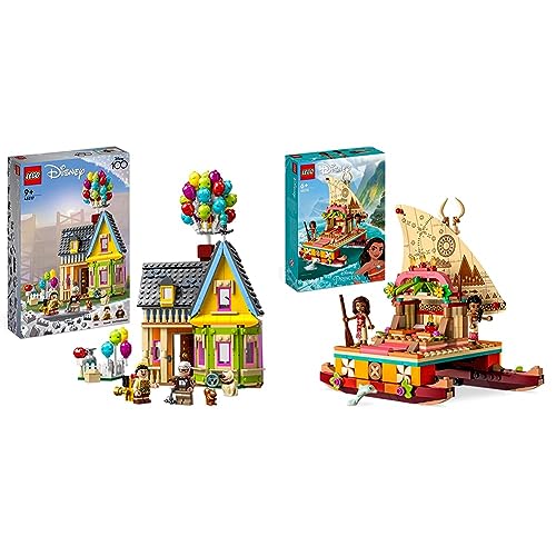 LEGO Disney and Pixar ‘Up’ House​ Buildable Toy with Balloons, Carl, Russell and Dug Figures