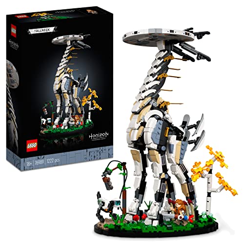 LEGO 76989 Horizon Forbidden West: Tallneck Building Set for Adults, Model Building Kit with Aloy Minifigure & Watcher Figure, Collectible Gift Idea for Men, Women, Him, Her - Single
