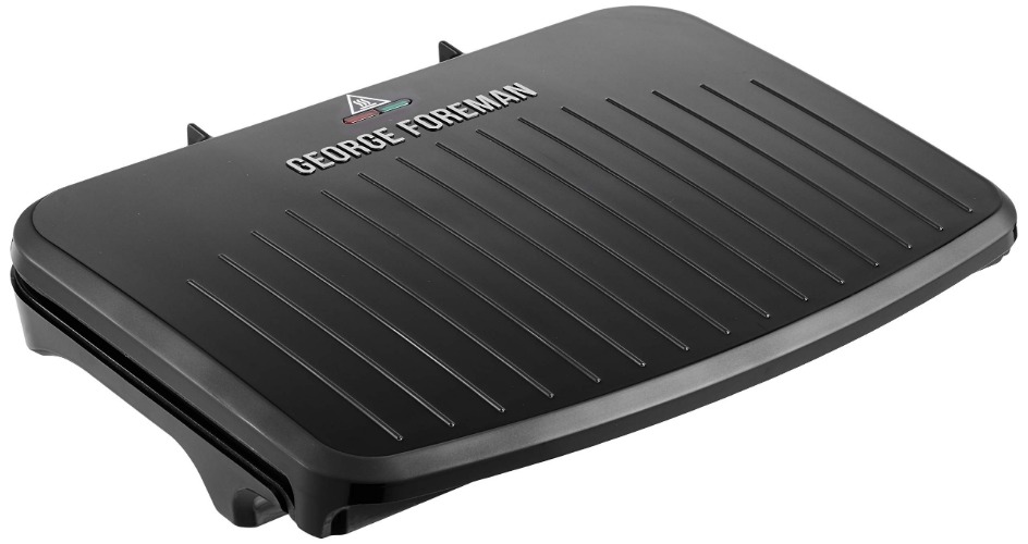 George Foreman Großformat Fit Grillrost - Erweiterte Antihaftbeschichtung und Schnellwärmefunktion Multidirektionaler Grillrost und Toaster schwarz 25820-56 - 