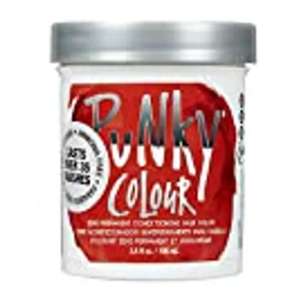 Punky Fire Semi Permanent Conditioning Hair Color, Non-Damaging Hair Dye, Vegan, PPD and Paraben Free, Transforms to Vibrant Hair Color, Easy To Use and Apply Hair Tint, lasts up to 25 washes, 3.5oz