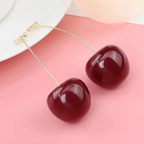 Dark Cherry Earrings