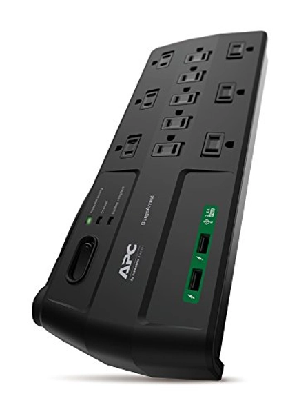 APC Performance Surge Protector with USB Ports, P11U2, 11 Outlet Power Strip, 2880 Joule Surge Protection - 11 Outlet - Protector