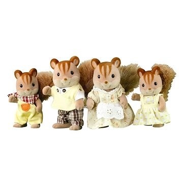 Sylvanian Families Rodina hnedých veveričiek
