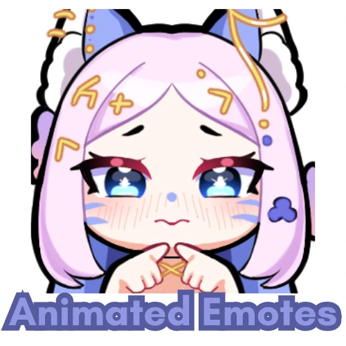 1 Animated Emote for Twitch + Discord 𓆩 ♡ 𓆪