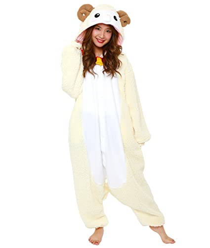 SAZAC Sheep Kigurumi Onesie Jumpsuit Halloween Costume