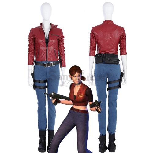 Game Resident Evil 2 Remake Cosplay Claire Redfield Cosplay Costume - M