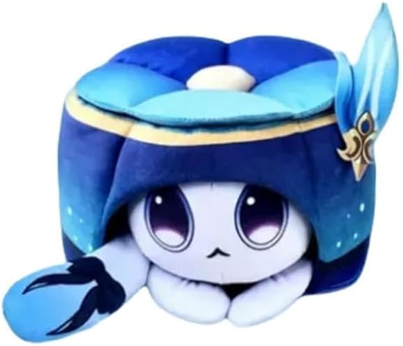 Anime Neuvillette Arlecchino Kamisato Ayaka Cat Cake Doll Action Figure Characters Collection Desktop Display Toys (Neuvillette) - Neuvillette