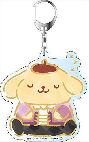 Yuri!!! on Ice x Sanrio Characters - Deka Key Chain - Stamp Rally Ver. - Pom Pom Purin - Pre Owned