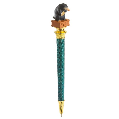 The Noble Collection Fantastic Beasts Niffler Pen - 8in (21cm) Mini Sculpture ATOP Ballpoint Pen - Officially Licensed Fantastic Beasts Film Set Movie Prop Stationery Gifts - 